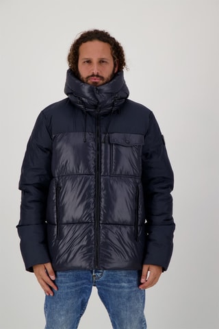 Doudoune à capuche Davos - Bleu marine