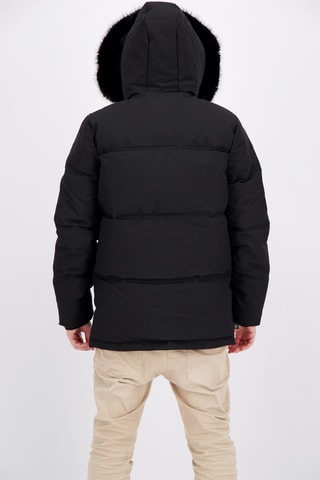 Doudoune à capuche Mont Noir - Noir