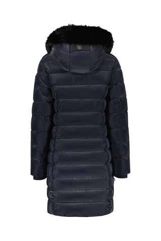 Doudoune longue matelassée à capuche Killy - Bleu marine brillant