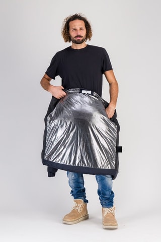 Doudoune à capuche Prady - Bleu marine