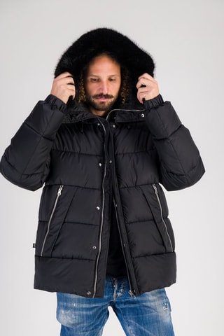 Doudoune à capuche Prady - Noir