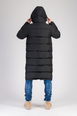 Doudoune à capuche Grand Bornan - Noir