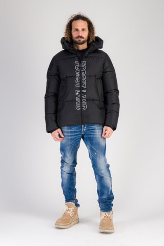 Doudoune à capuche Harfang - Noir