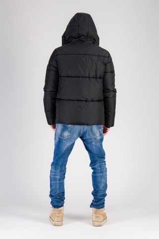 Doudoune à capuche Harfang - Noir