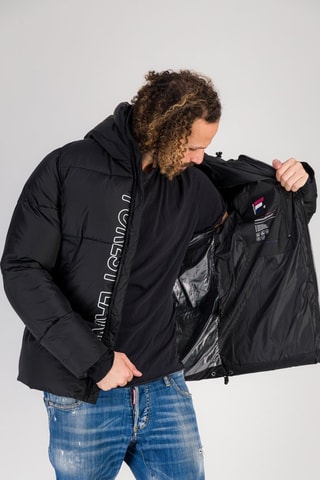 Doudoune à capuche Harfang - Noir