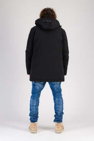 Doudoune à capuche Crète - Noir