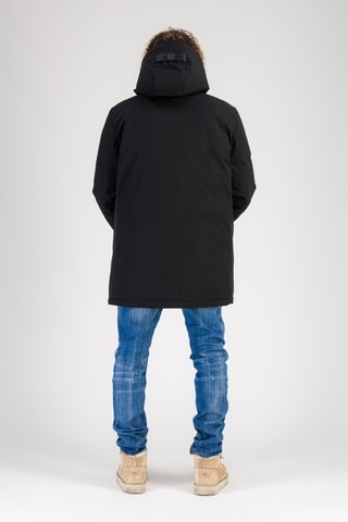 Doudoune à capuche Chamois - Noir