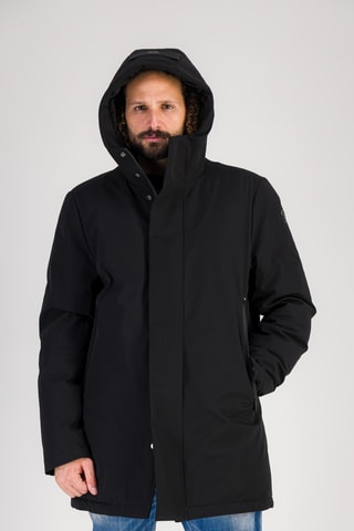 Doudoune à capuche Chamois - Noir