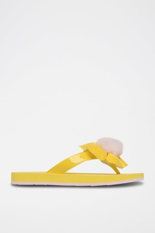 Infradito in pelle Poppy - Giallo
