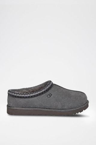 Pantofole in pelle scamosciata Tasman - Grigio scuro