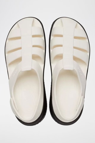 Sandali platform Stomp Fisherman - Bianco