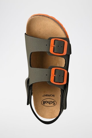 Sandali Turtle - Kaki e arancione
