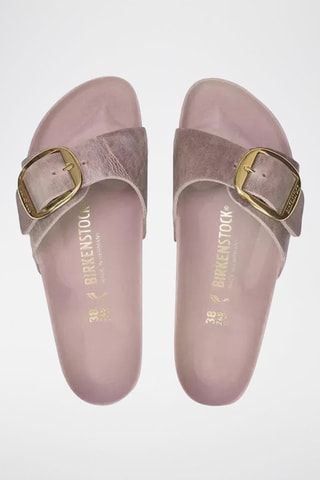 Ciabatte in pelle scamosciata Madrid - Lilla