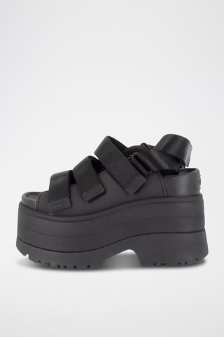 Sandali platform Goldenrise - Nero