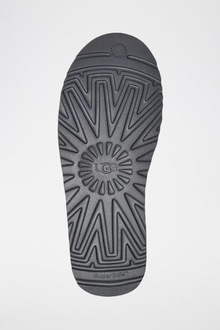 Pantofole imbottite in pelle scamosciata Classic - Grigio