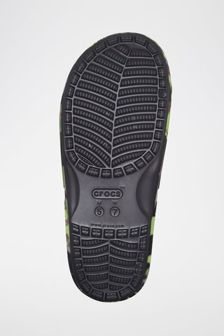 Ciabatte slider Classic - Nero e verde