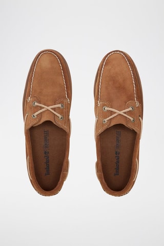 Scarpe da barca in pelle scamosciata Tidehands 2-Eye - Cammello