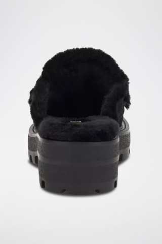 Sabot imbottiti in pelle scamosciata Yaneta - Nero