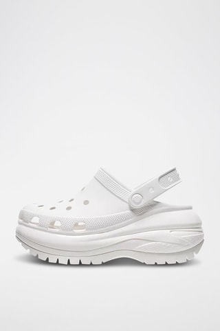Sabot platform Mega Crush Clog - Bianco