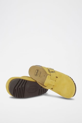 Sabot in pelle scamosciata Fae - Giallo