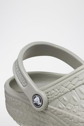 Sabot Classic Crocskin Clog - Verde oliva