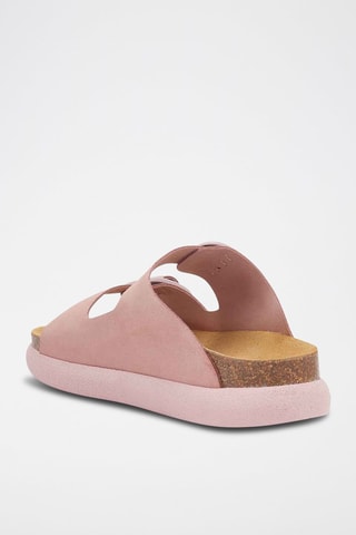 Nubuck Muiltjes Noelle Roze