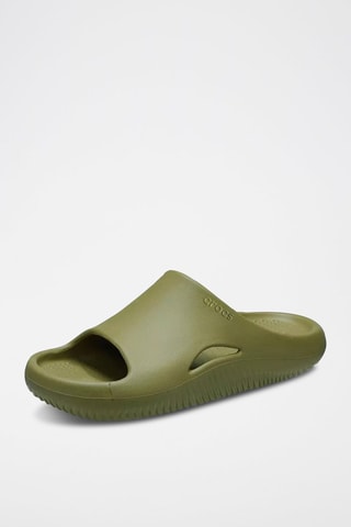 Ciabatte Mellow Recovery Slide Crocs - Verde oliva 