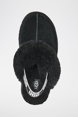 Ciabatte in pelle scamosciata Funkette - Nero