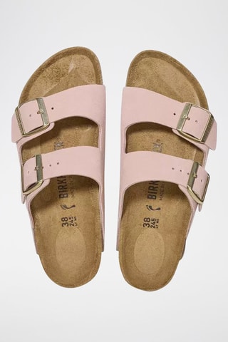 Ciabatte in pelle scamosciata Arizona - Rosa