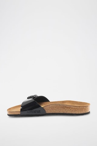 Ciabatte in vernice Madrid - Nero