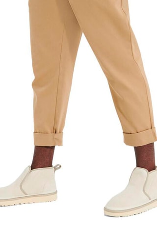 Stivaletti in pelle scamosciata Neumel Minimal - Bianco