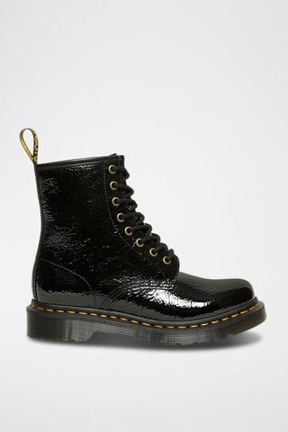 Stivaletti in pelle 1460-Distressed - Nero