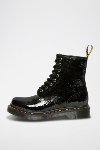 Stivaletti in pelle 1460-Distressed - Nero