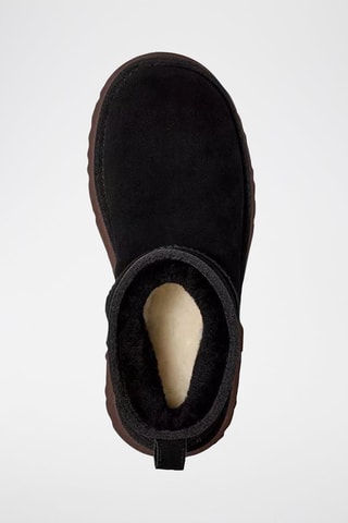 Stivaletti con tacco in pelle scamosciata W Classic Ultra Mini - Nero