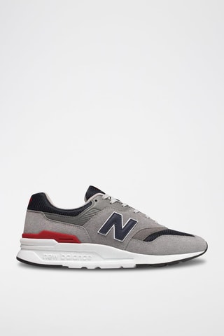 Sneakers in pelle scamosciata 997 - Grigio e navy