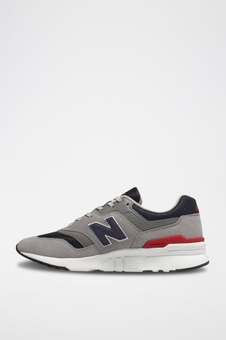 Sneakers in pelle scamosciata 997 - Grigio e navy