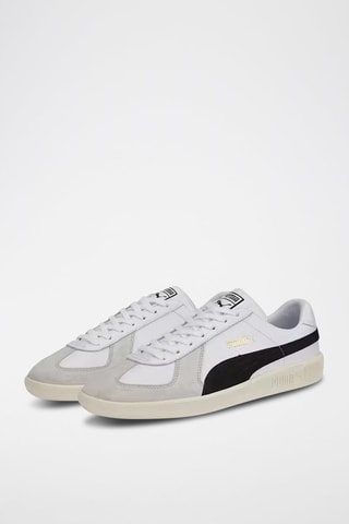 Sneakers in pelle scamosciata Puma Army Trainer - Bianco