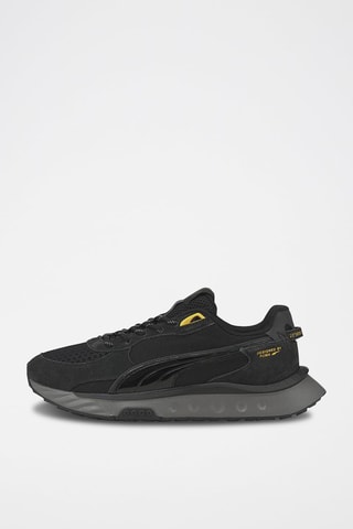 Sneakers Puma X NJR Wild Rider - 
Nero e giallo