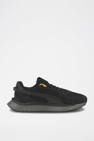Sneakers Puma X NJR Wild Rider - 
Nero e giallo