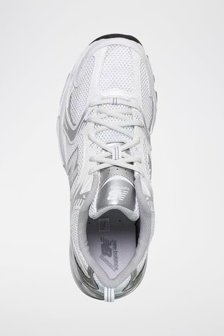 Sneakers 530 - Bianco e argentato