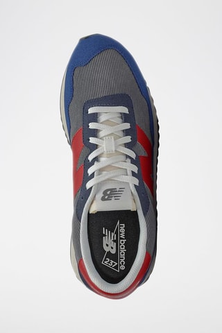 Sneakers in pelle scamosciata 237 - Navy e grigio