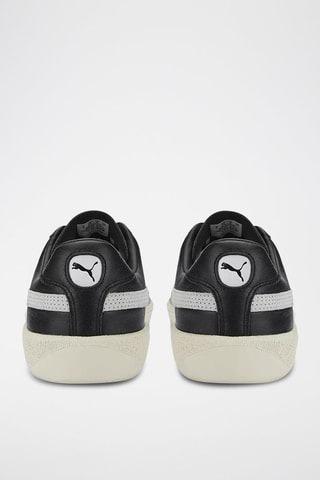 Sneakers in pelle Army Trainer - Nero