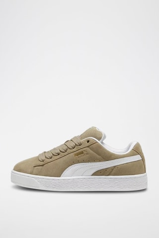 Sneakers in pelle scamosciata XL - Beige