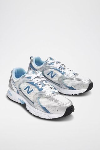 Sneakers 350 - Argentato e blu