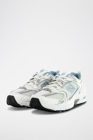 Sneakers 350 - Bianco e celeste