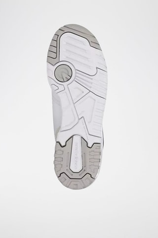 Sneakers in pelle 550 - Bianco e rosso