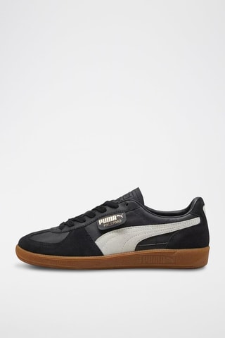 Sneakers in pelle scamosciata Palermo - Nero