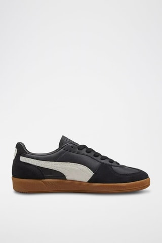 Sneakers in pelle scamosciata Palermo - Nero