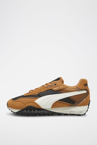 Sneakers in pelle scamosciata Rider - Marrone