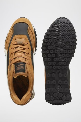 Sneakers in pelle scamosciata Rider - Marrone